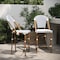 Flash Furniture WhiteNavy PE Rattan Stacking Paris Stool, 2PK 2-SDA-AD642001-F-CS-WHNVY-NAT-GG - alternate 1